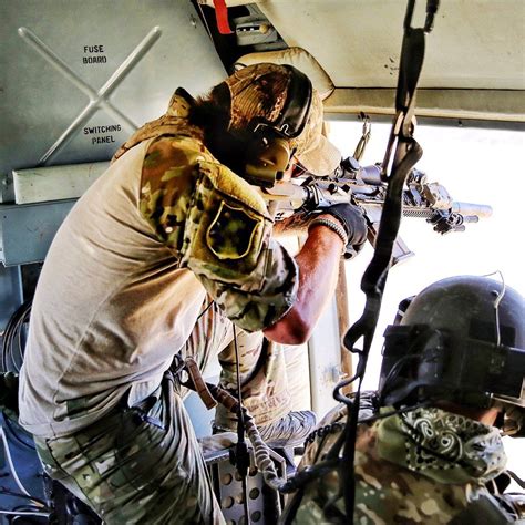 A Devgru Sniper Shots His Hk417 From A Helicopter 1080X1080