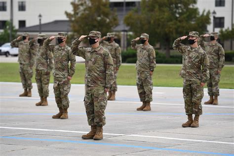 A Graduating Basic Military Training Trainee Renders Nara Dvids