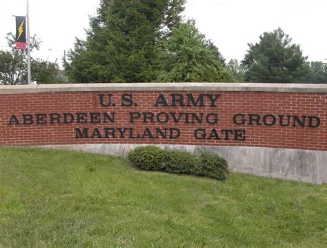 Aberdeen Proving Ground Md Maryland U S Army Bases History