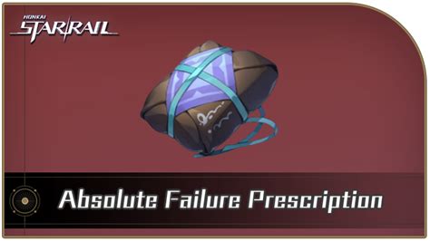 Absolute Failure Prescription Hsr