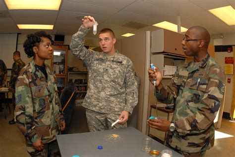 Active Duty Guard And Reserves Training Together For Emergency