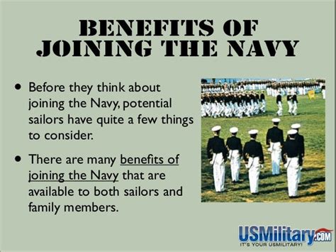 Advantages Of Joining The Navy