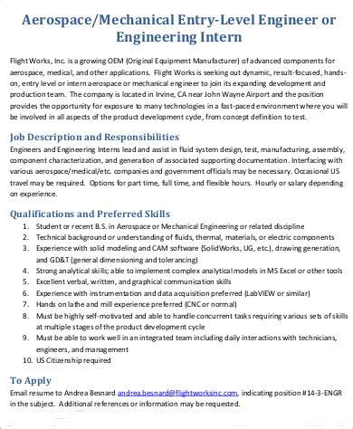 Aerospace Engineer Job Description Clearpointhco