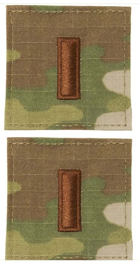 Af Second Lieutenant Rank Insignia For Af Ocp Uniform Vanguard Industries