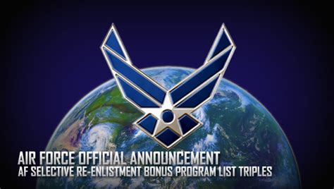 Af Selective Re Enlistment Bonus Program List Triples Cannon Air