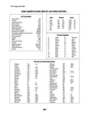 Air Force Approved Acronyms Epr