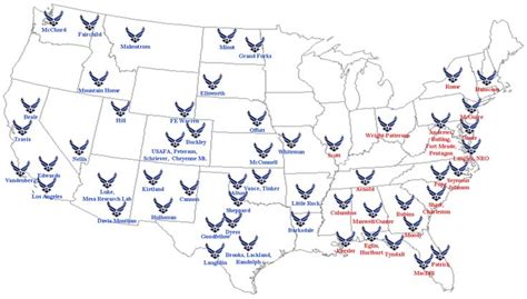 Air Force Base Map Afp Cv