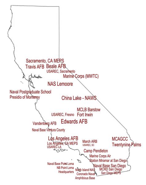 Air Force Bases In California A List Of All 6 Bases In Ca