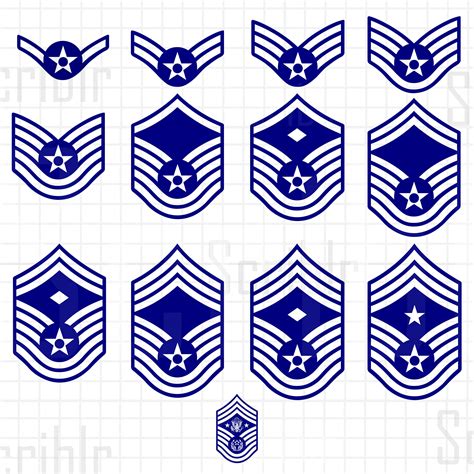 Air Force Enlisted Ranks Insignia