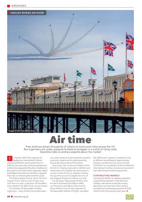 Airshow News Uk Airshows Feature In Stand Out Magazine