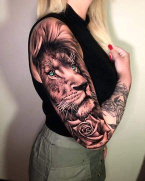 Amazing Lion Tattoos By Alec Turner