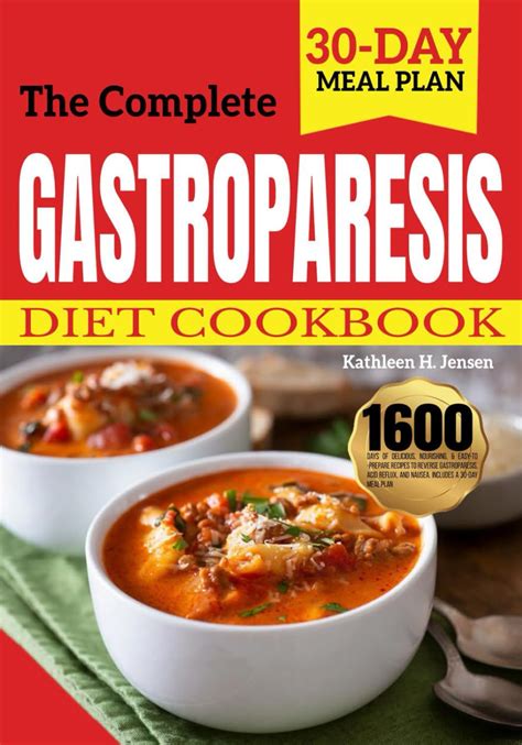 Amazon Com The Complete Gastroparesis Cookbook Meal Plan A Complete