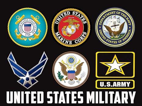 Amazon Com Us Military Branches Poster Us Military Military Poster