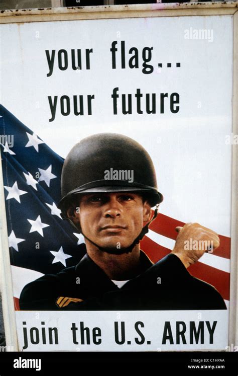 American Army Recruiting Poster Entitled Your Flag Your Future