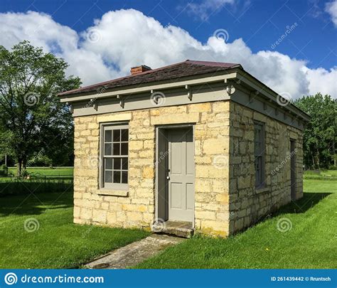 American Civil War Recruiting Station In Wasioga Minnesota Stock Photo