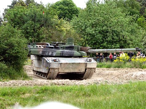 Amx Leclerc Main Battle Tank During Public Demonstration French Tanks