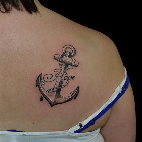 Anchor Tattoo For Female