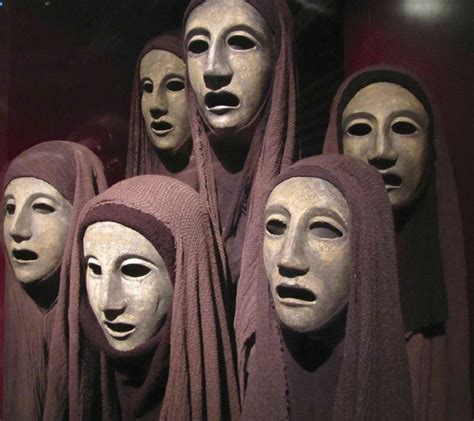 Ancient Greek Chorus Masks