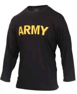 Ar 670 1 Army Physical Training Pt Apfu Standard Long Sleeve Shirt All