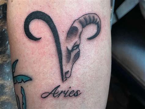 Aries Zodiac Tattoo Design