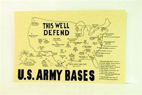 Army Bases In Usa Map Stylish Ideas Map Headquarters Army Posts In Us