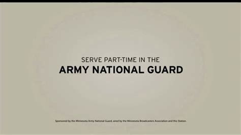 Army National Guard Tv Commercial Part Time Service Ispot Tv