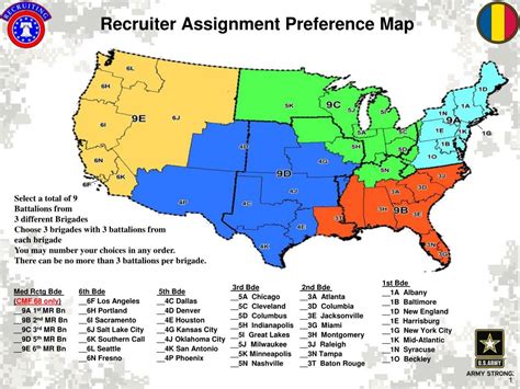 Army Recruiting Map Top Defense Systems