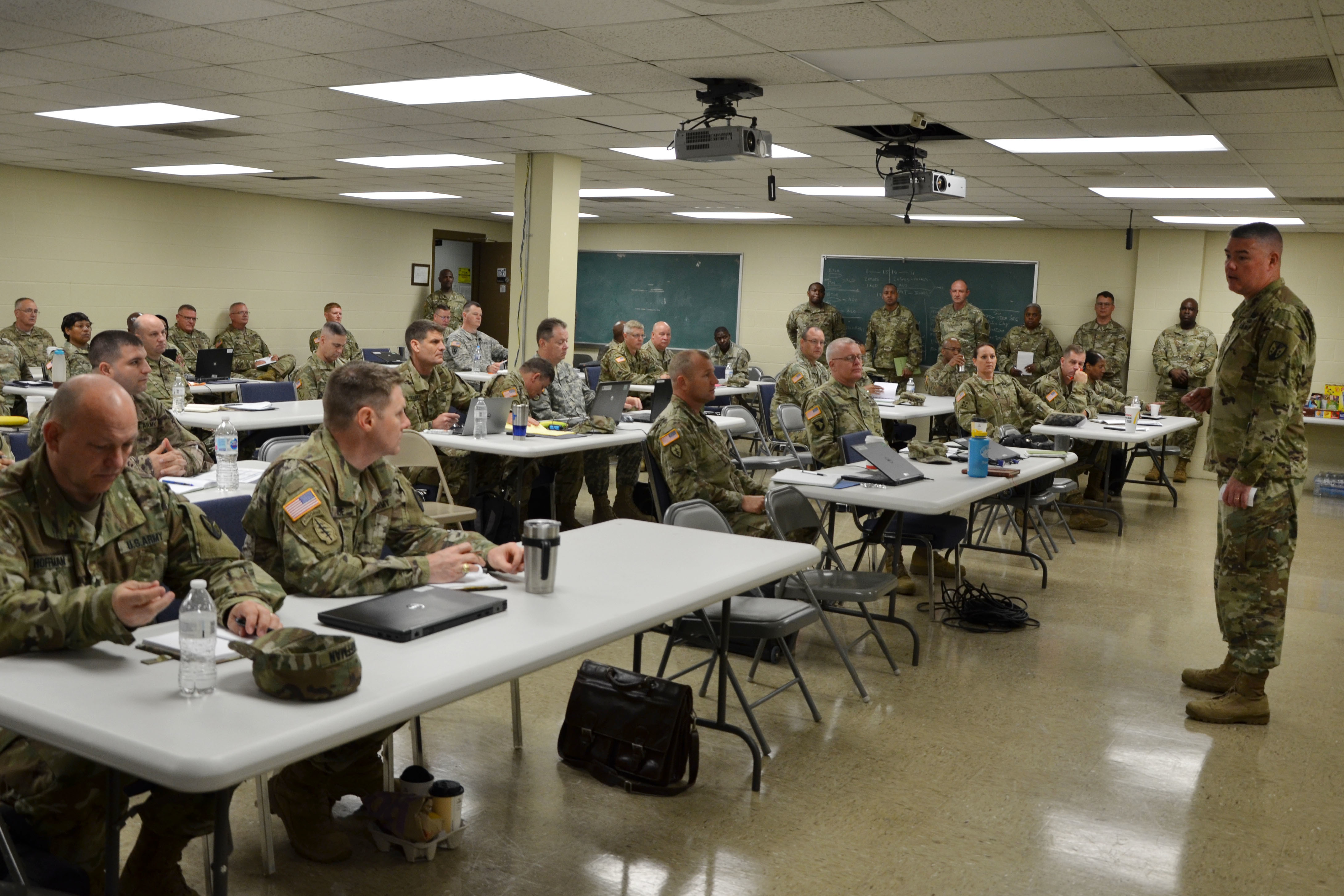 Army Reserve Sustainment Command Holds Mission Training Brief To