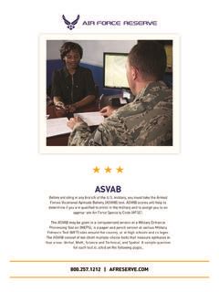 Asvab Air Force Reserve Asvab Air Force Reserve Pdf Pdf4pro