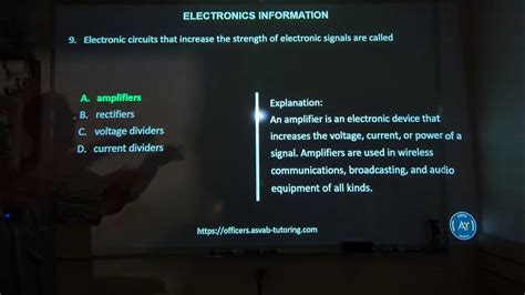 Asvab Electronics Practice Test 2