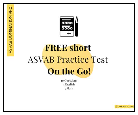 Asvab Practice Test Asvab Domination