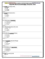 Asvab Wk Test1 Pdf Category Asvab Test Prep Asvab Practice Test