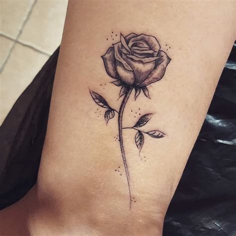 Basic Rose Tattoo Design