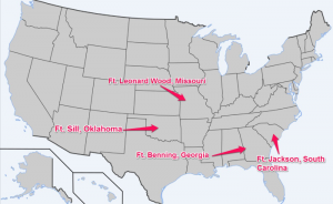 Basic Training Army Locations