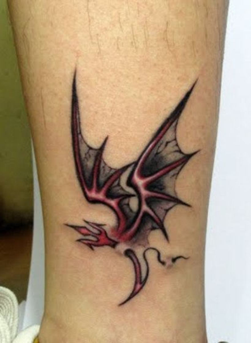 Bat Tattoo Gothic Styles