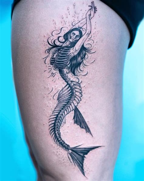 Beautiful Mermaid Siren Tattoo Tatuajes De Sirenas Dise Os De