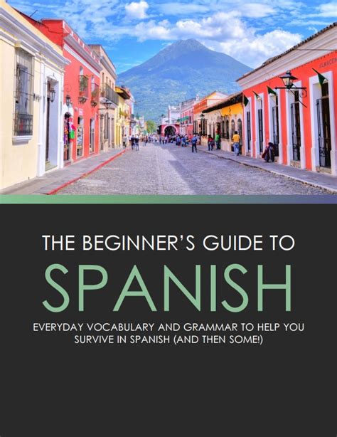 Beginner Amp 39 S Guide To Spanish Ebook Spanish Language Blog