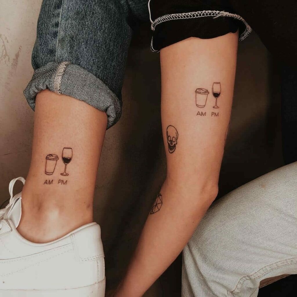 Best Friend Tiny Tattoos