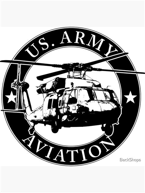 Blackhawk Army Aviation Logo Poster For Sale By Backshops Redbubble