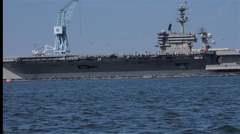 Boating Alongside Cvn 73 Nimitz Class Aircraft Carrier Prop 2