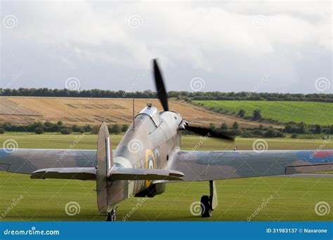 British World War Ii Aircraft Stock Image Image Of Propeller Plane