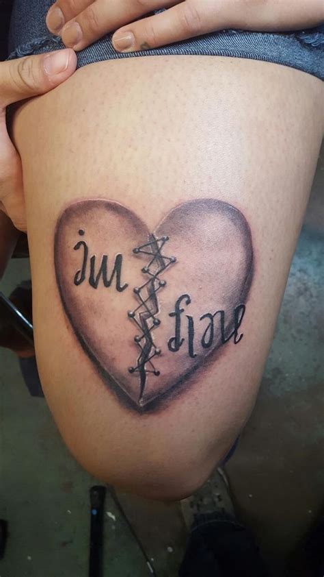 Broken Heart Unique Tattoo