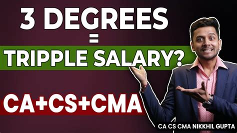 Ca Cs Cma Salary Expectation 3 Degrees Triple Salary Cma Career