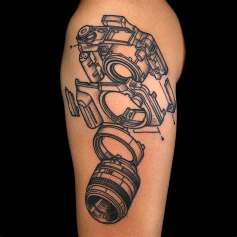 Camera Tattoo By Angel Rose Camera Tattoos Camera Tattoo Design