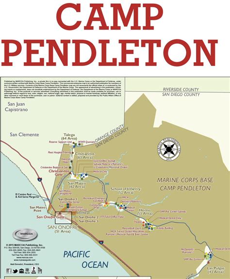 Camping Camp Pendleton Map