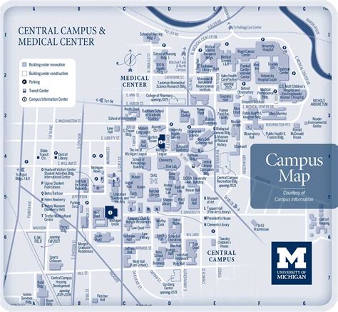 Campus Map University Of Michigan Allina Madeline