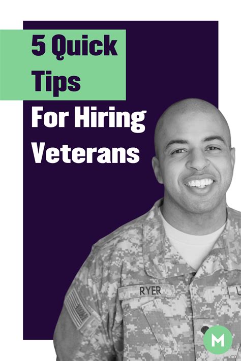 Career Tips For Veterans