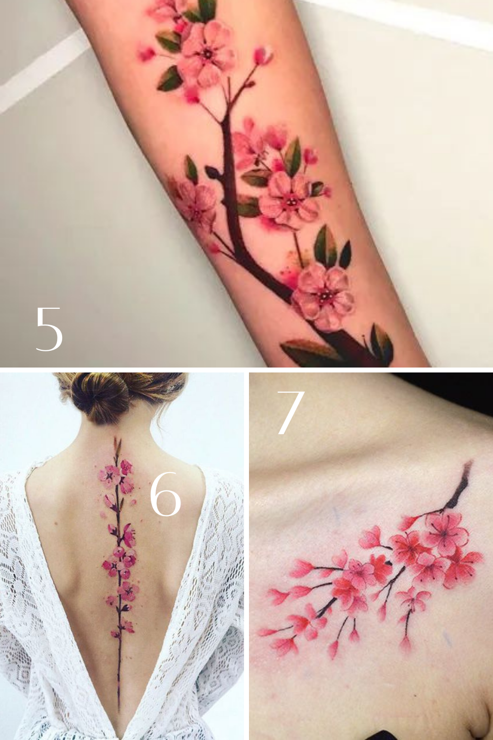 Cherry Blossom Tattoo Ideas