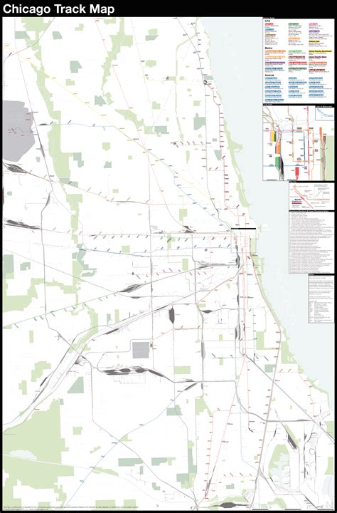 Chicago Complete And Geographically Accurate Track Map Vanshnookenraggen