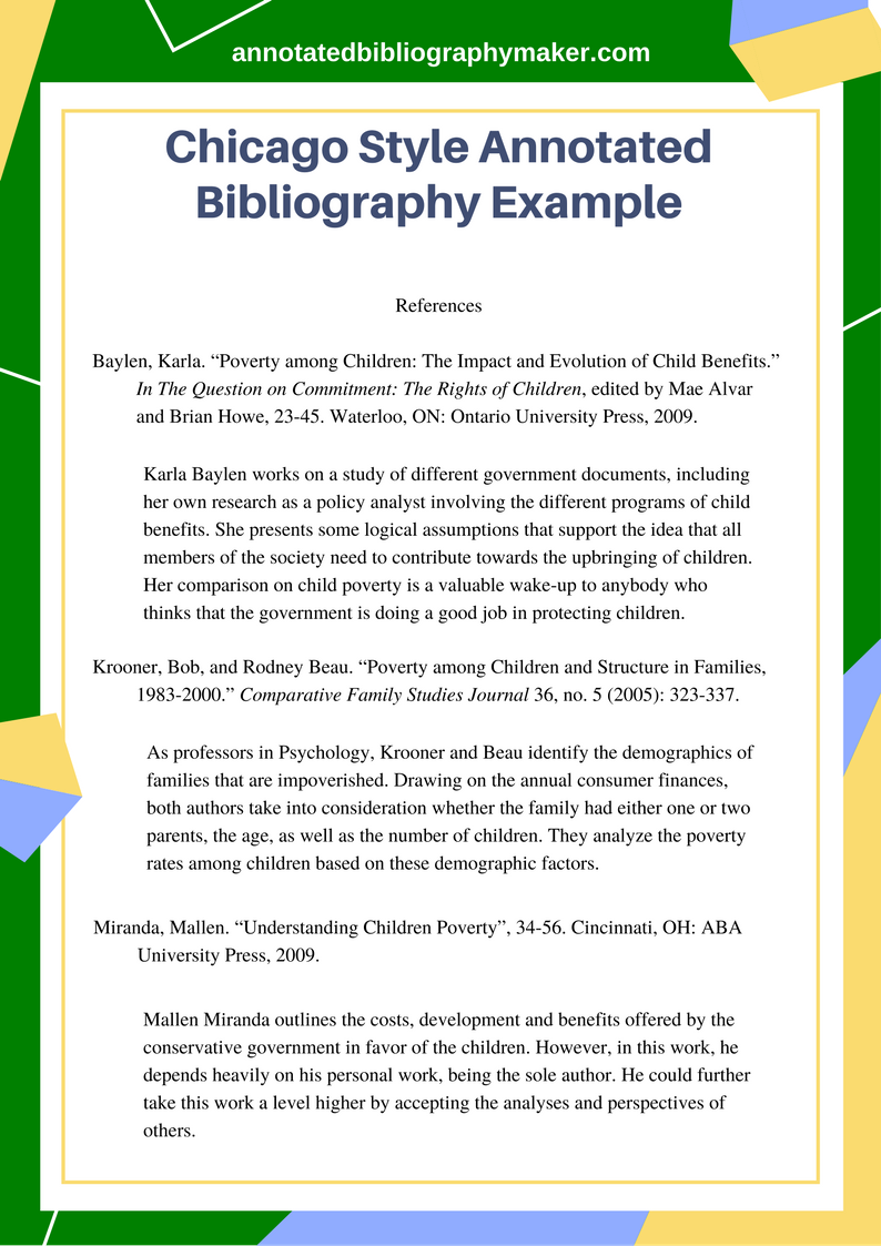 Chicago Style Annotated Discount Bibliography